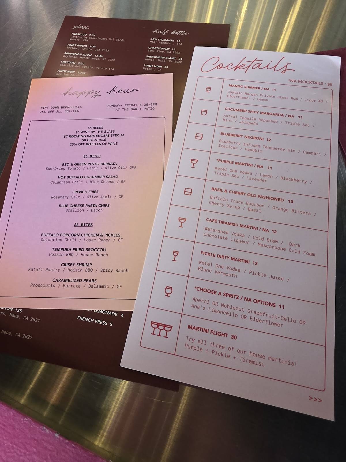 Flour Modern Pasta Bar меню