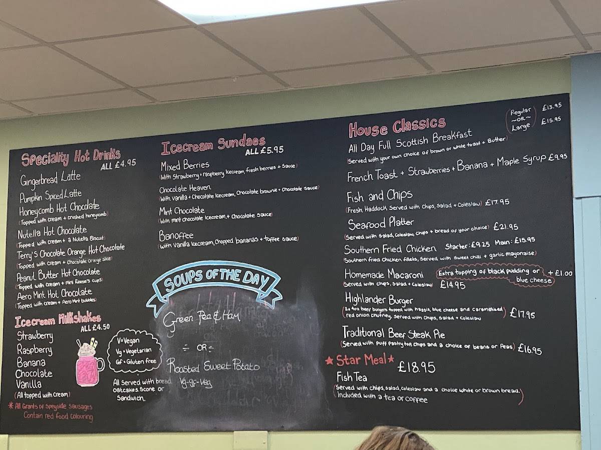 Comfort Foods меню