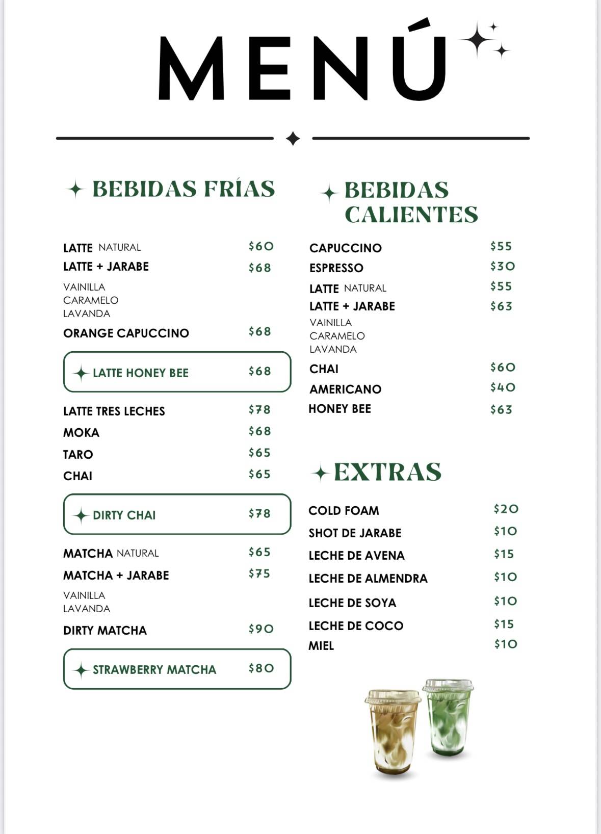 Corner Cafetería меню