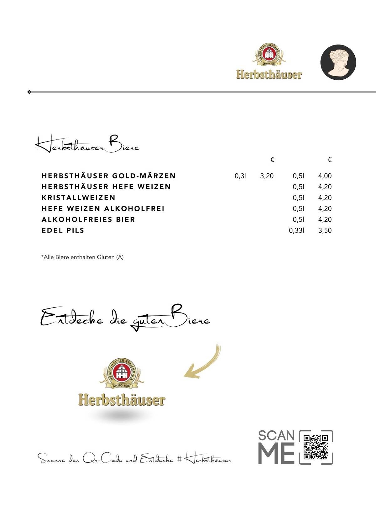 Gasthaus Rose LYTHOS меню