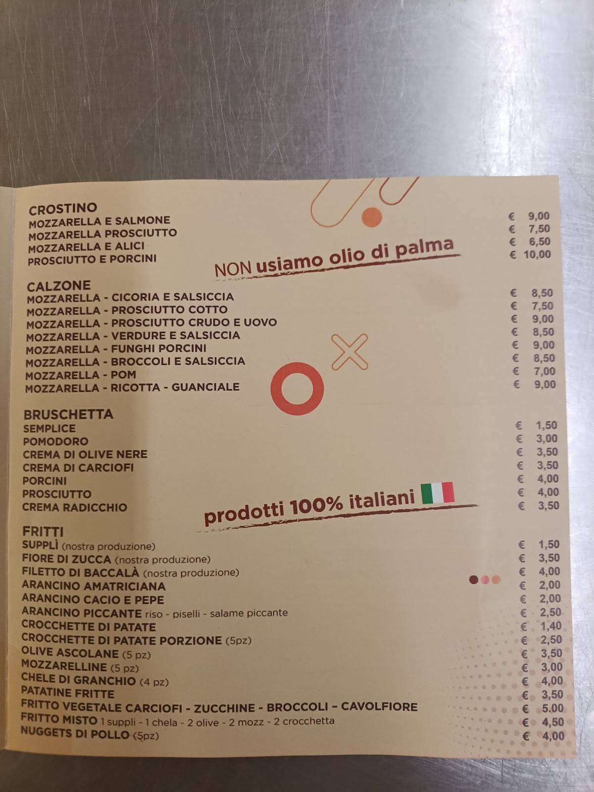DOC Pizza меню