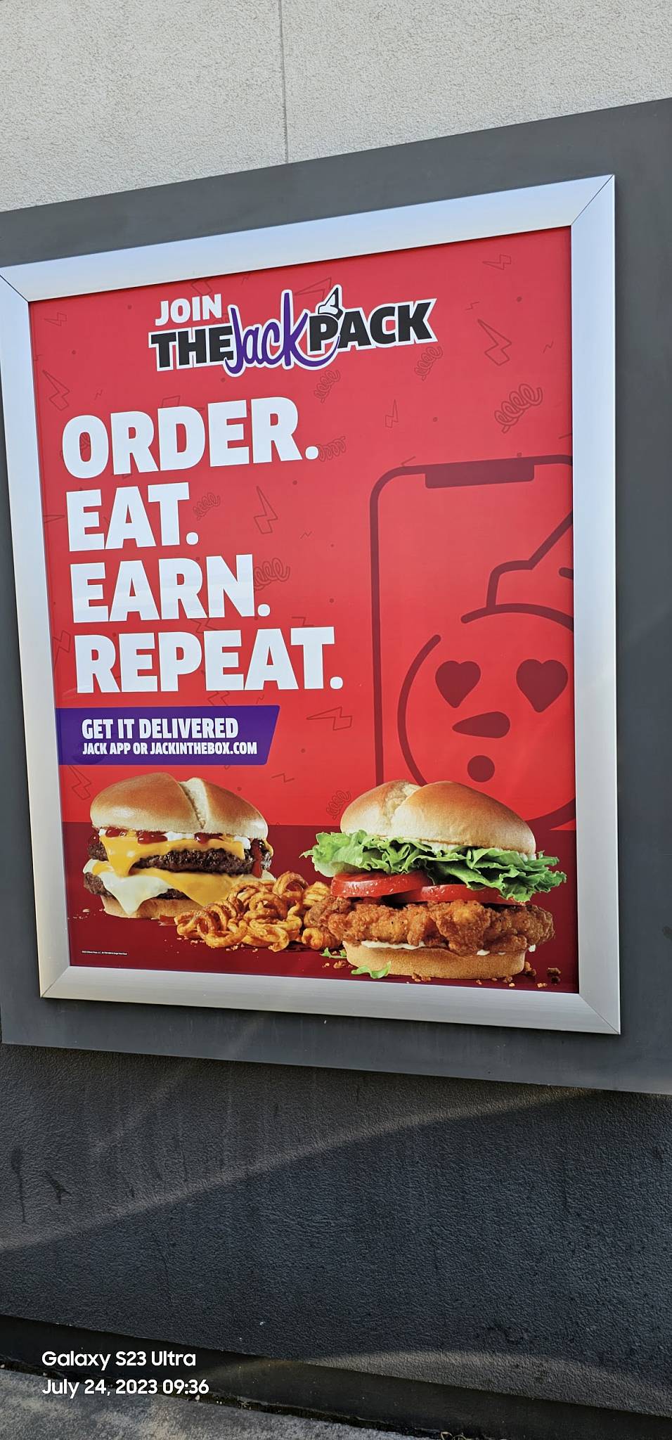 Jack in the Box меню