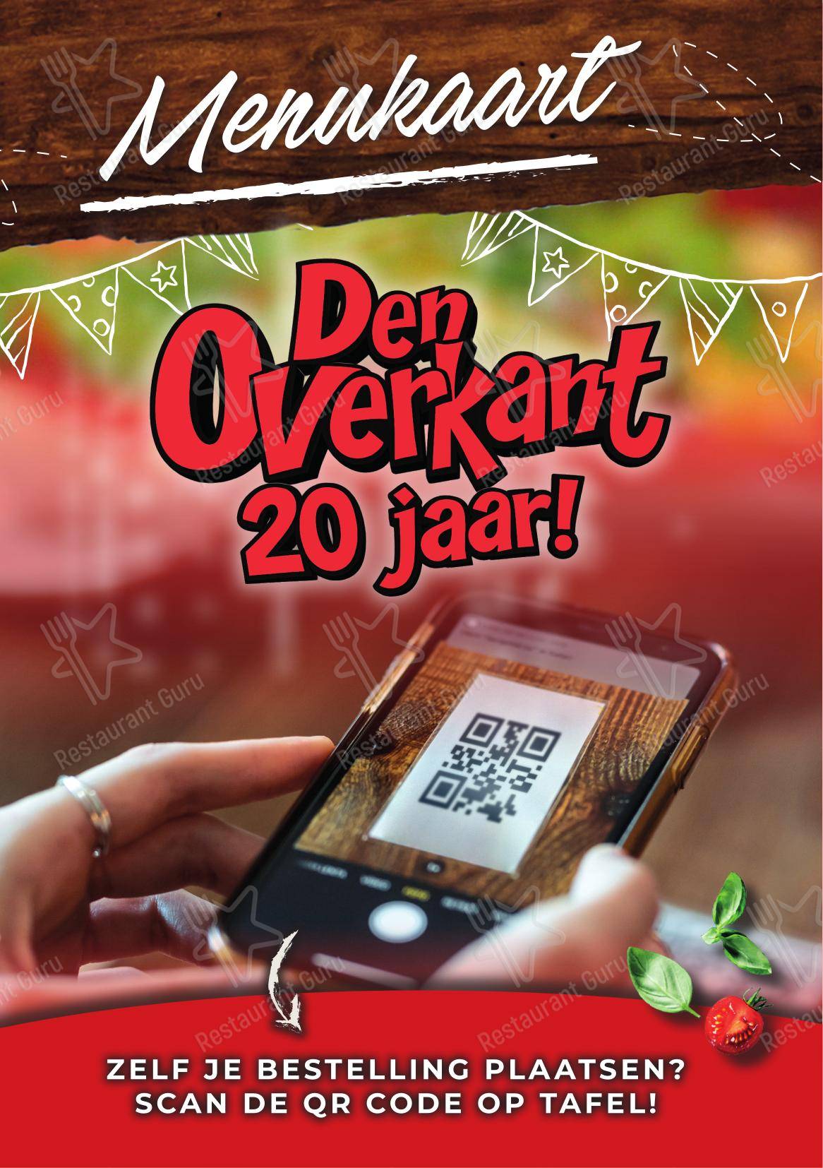 Den Overkant в Riel - Меню
