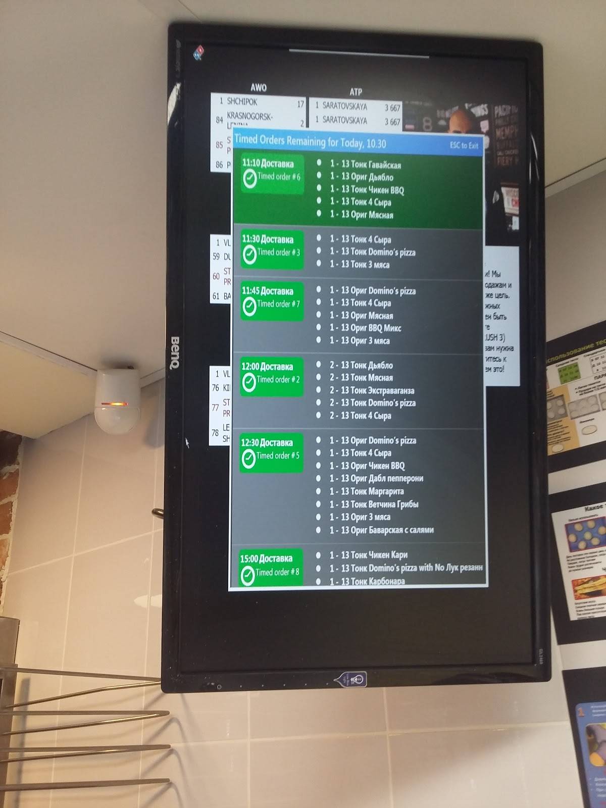 Domino's Pizza меню