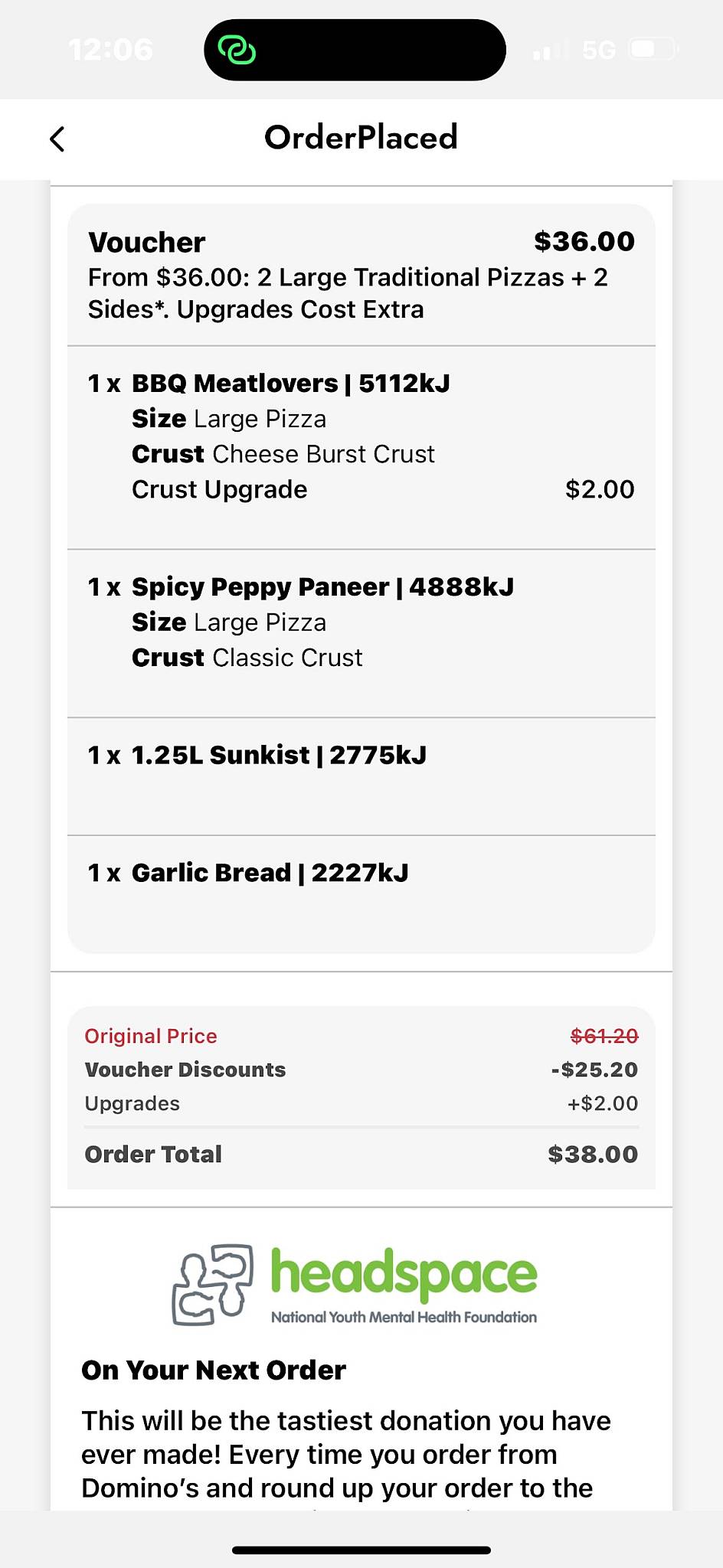 Domino's Pizza Yeronga меню