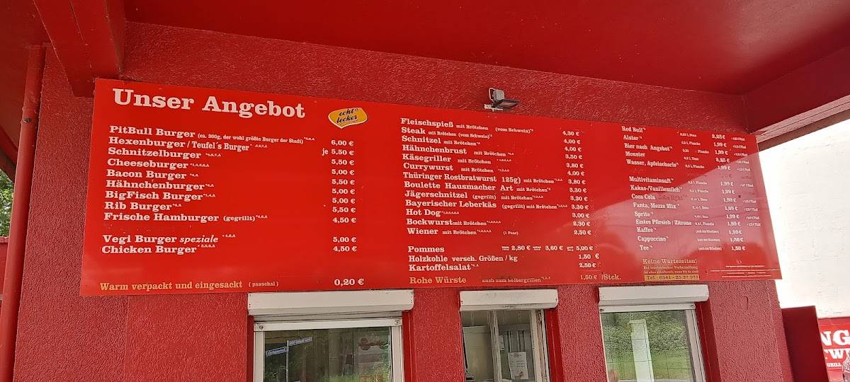 "Echt&Lecker" Grill Imbiss меню