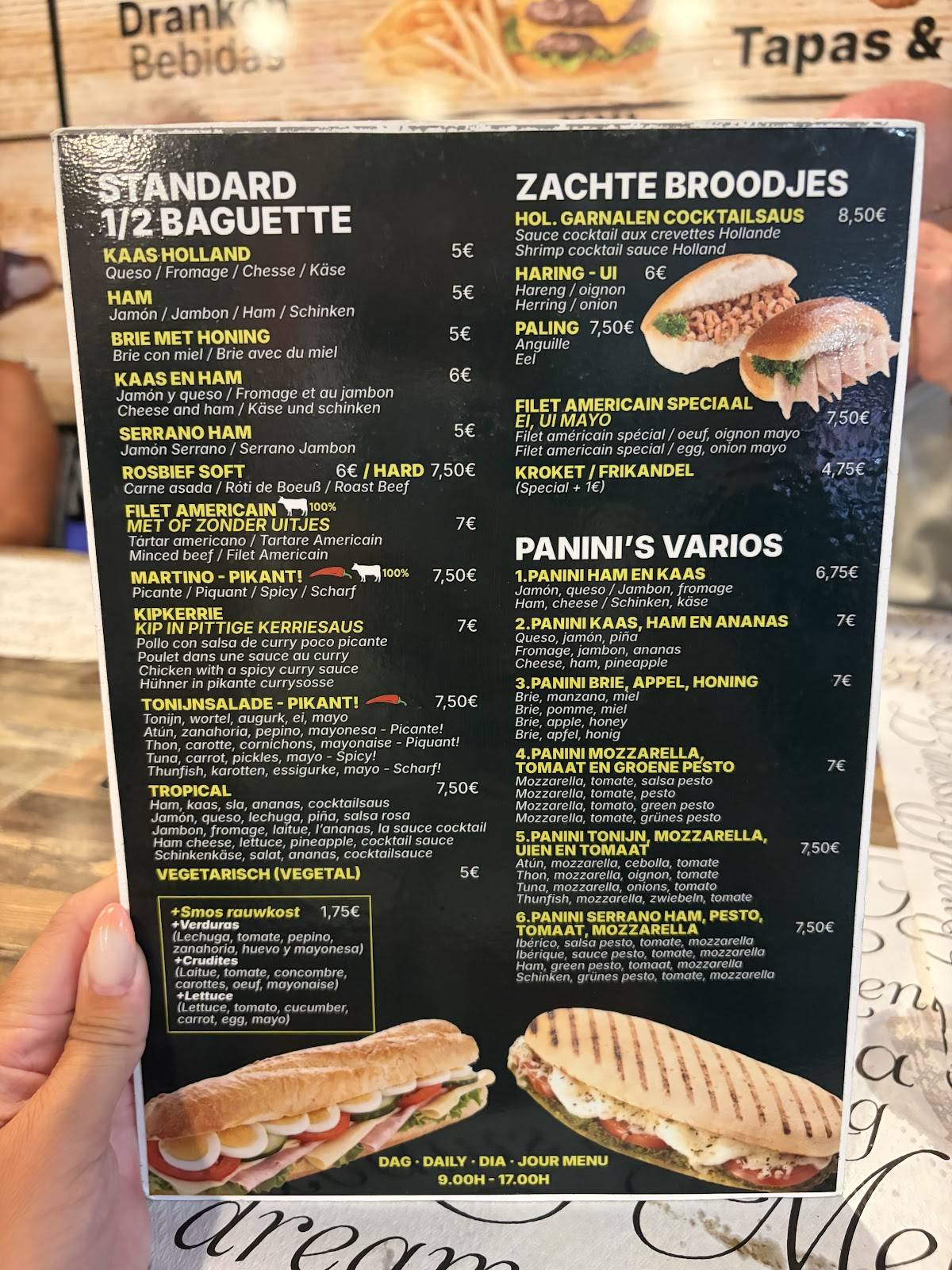 Eet en Drink Cafe Restaurant Anders/Difrente меню
