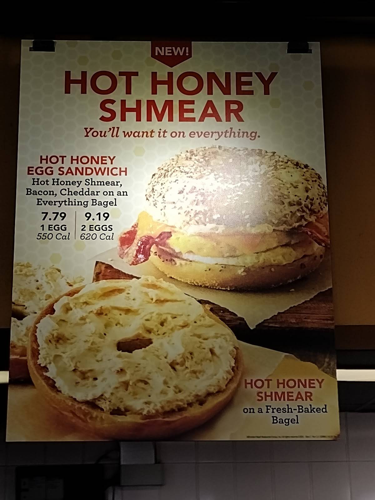 Einstein Bros. Bagels меню