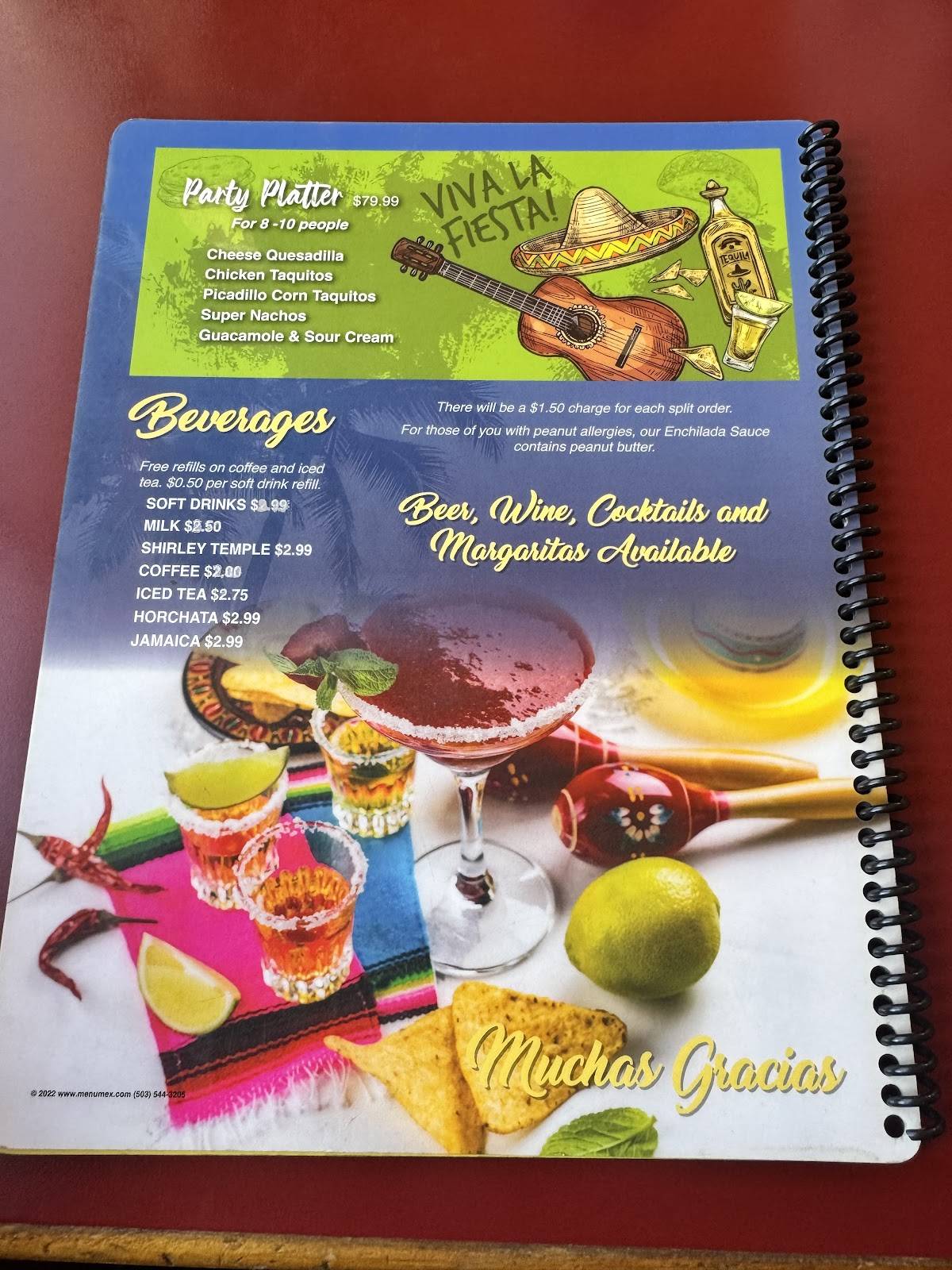 El Charro Mexican Grill Restaurant меню