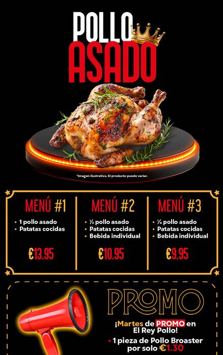 El Rey Pollo меню