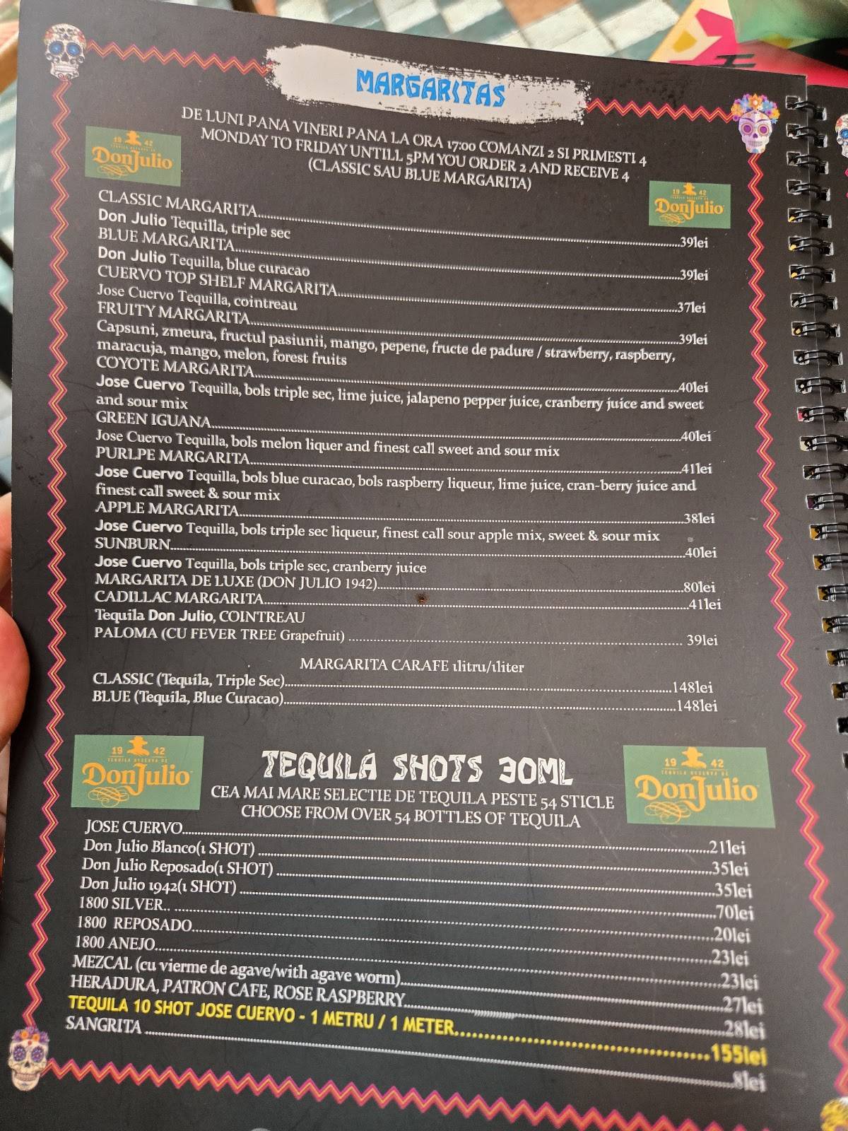 El Torito - Mexican Restaurant Bucharest меню