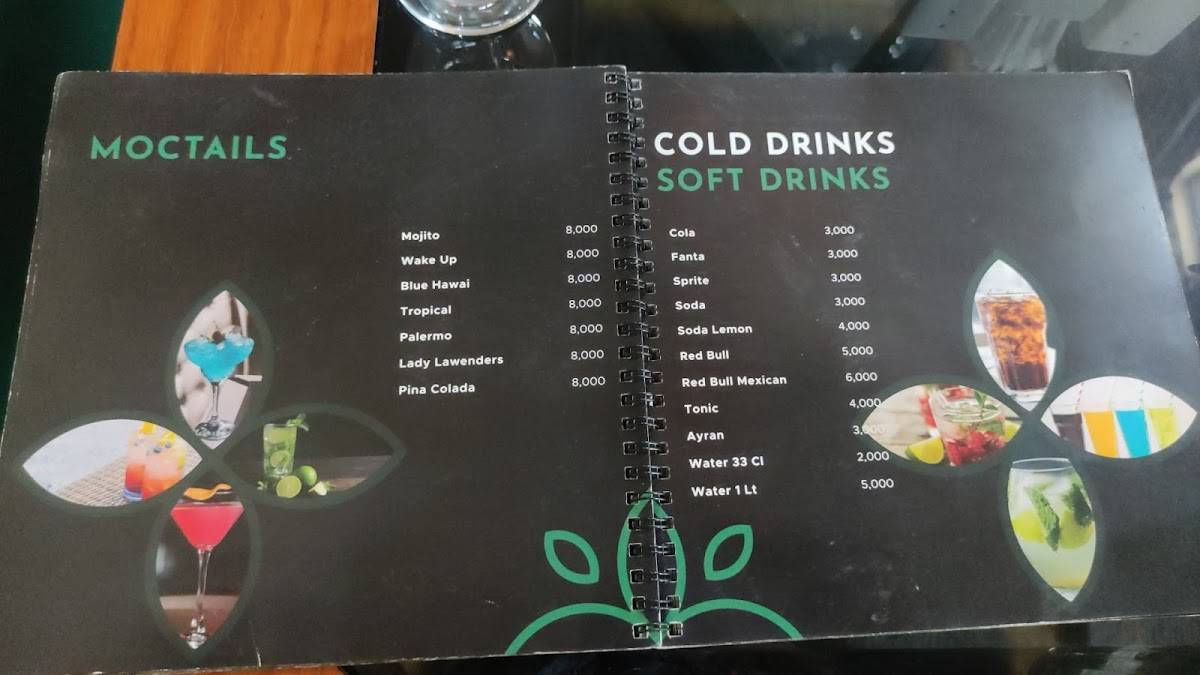 ADA CaFe меню