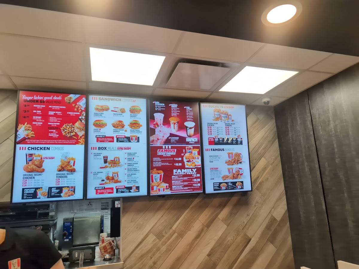KFC меню