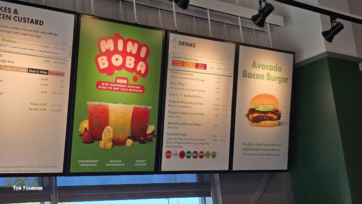 Shake Shack Addison меню