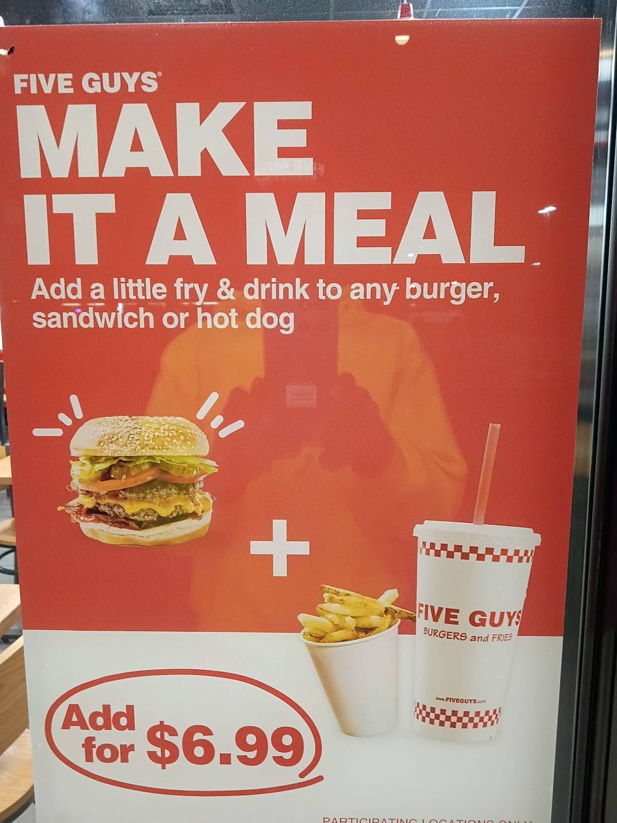 Five Guys меню
