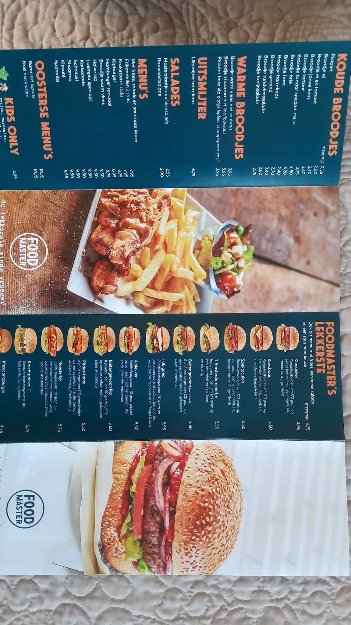 Foodmaster Cafetaria Tiel меню