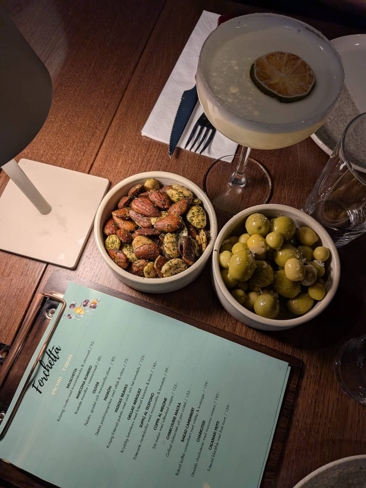 Forchetta меню