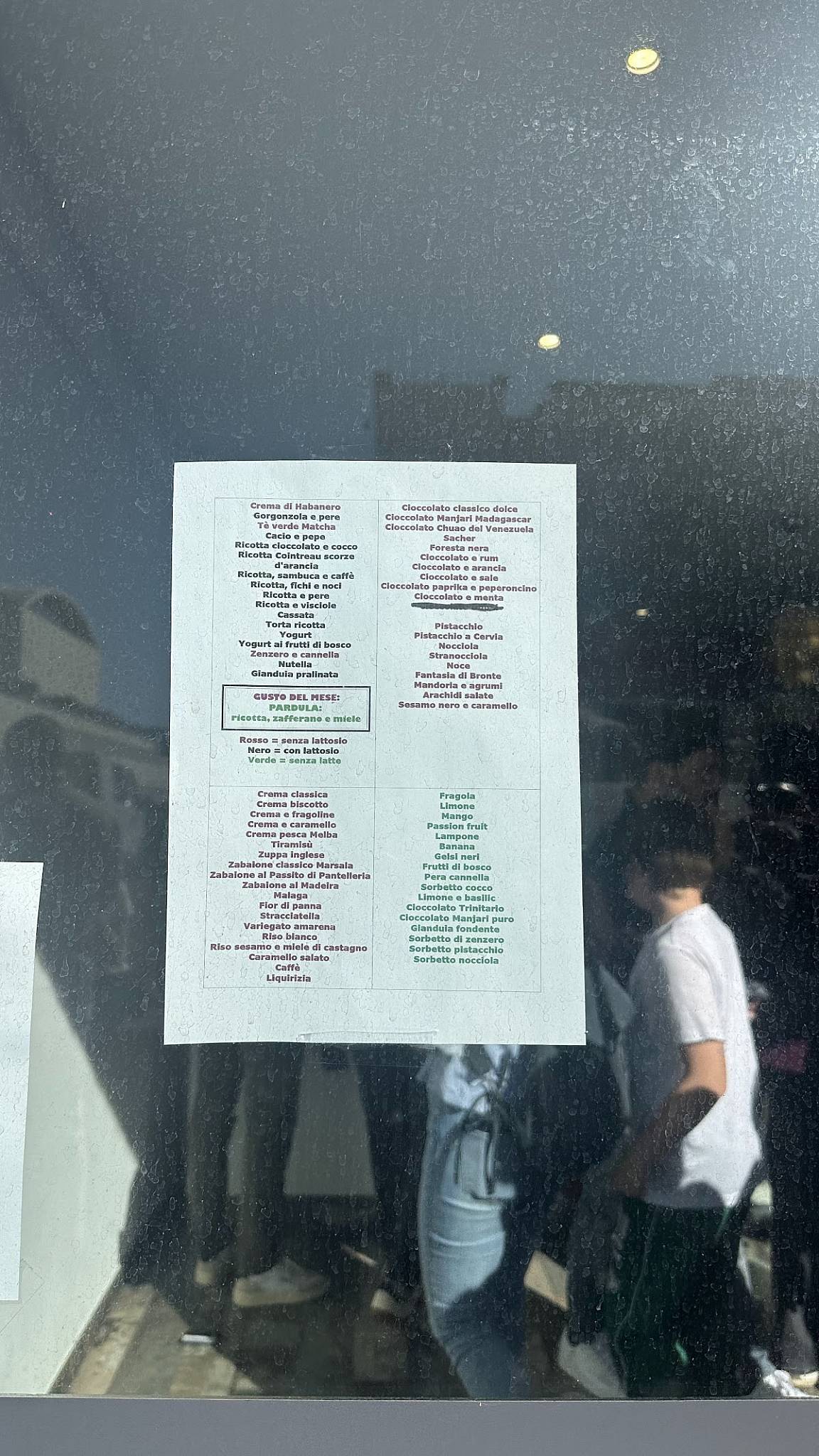 Gelateria Torcè меню