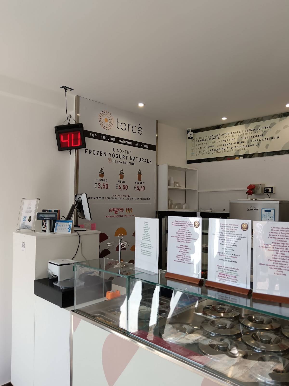 Gelateria Torcè меню