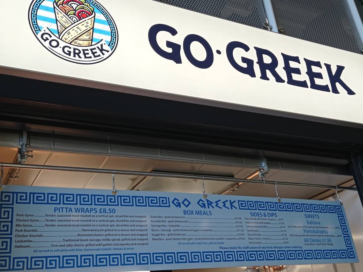 Go Greek меню