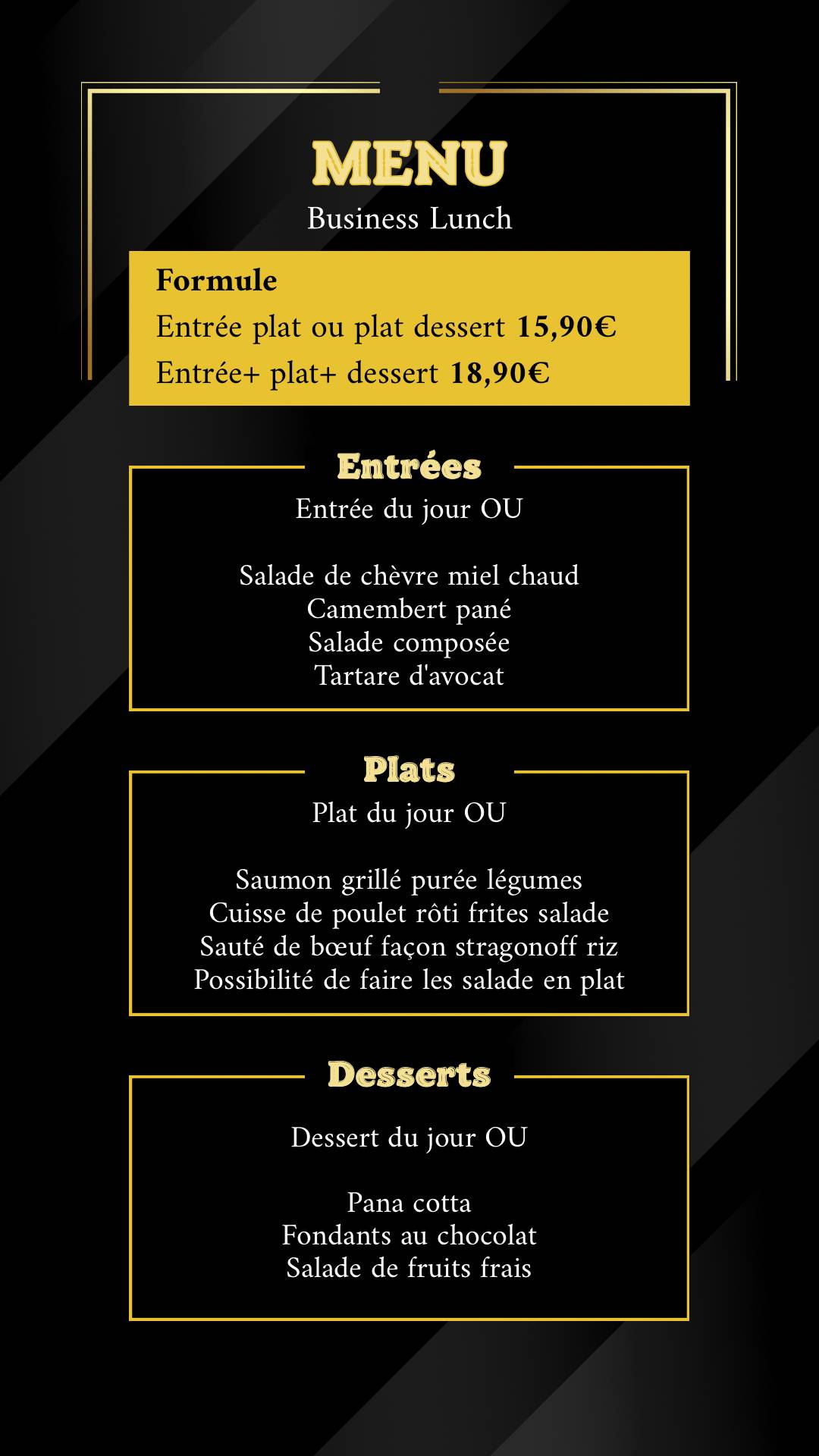 Gold Beef Rouen меню