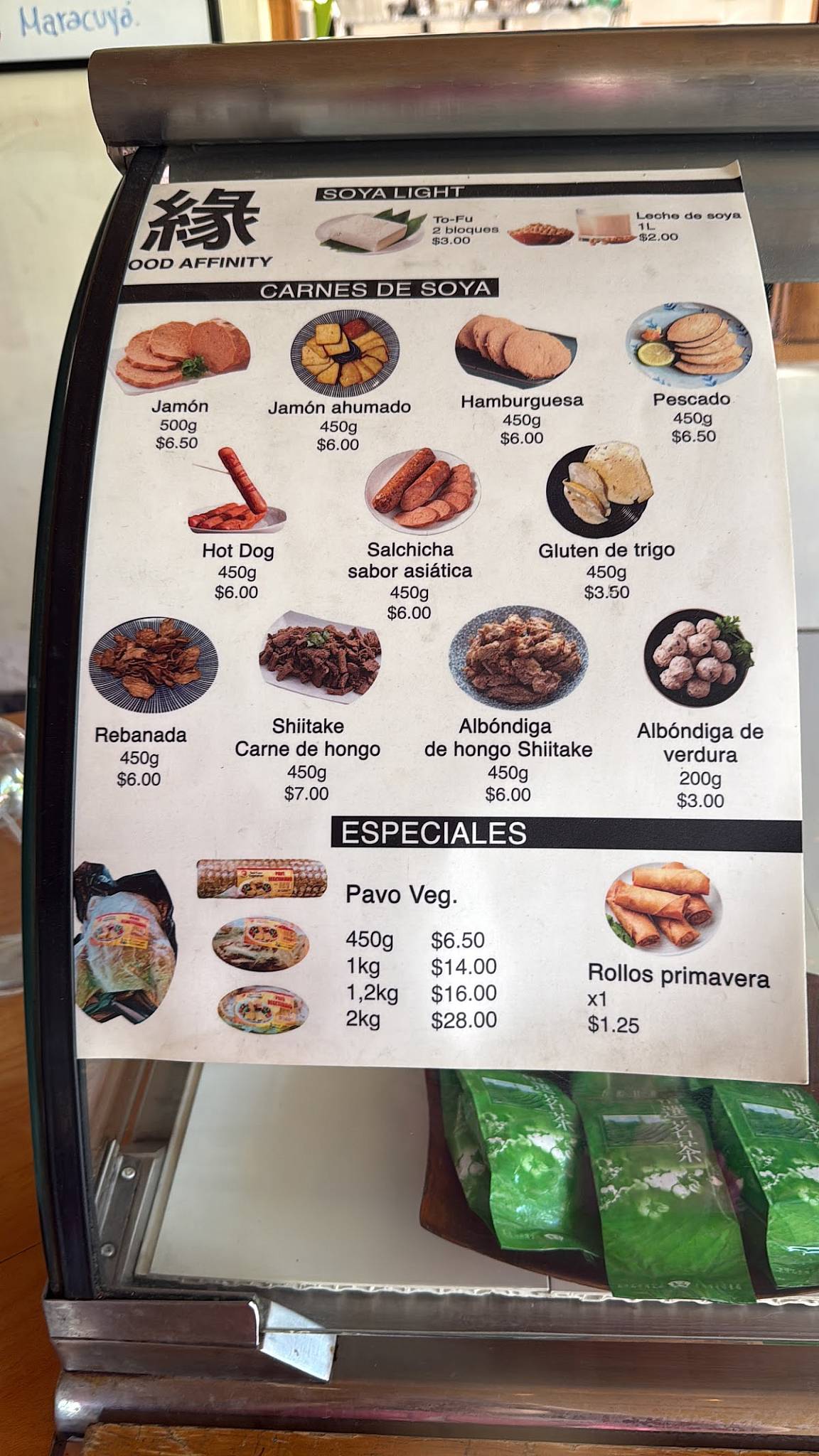 Good Affinity меню