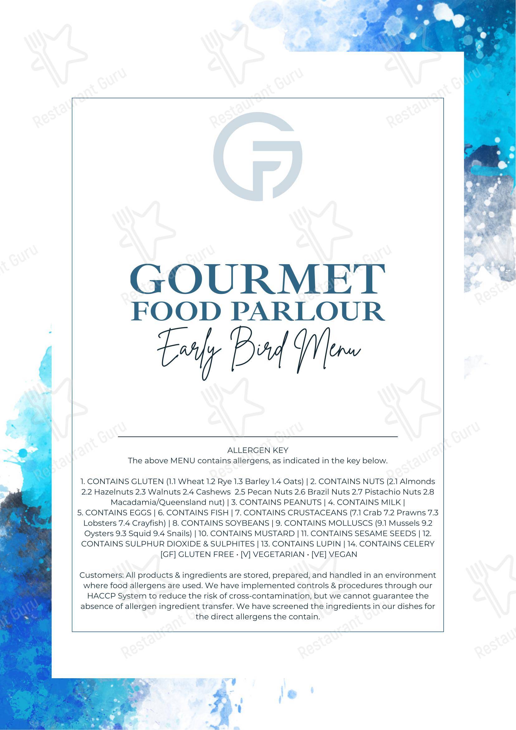 Gourmet Food Parlour Dunshaughlin в Дуншаулине - Wine Menu