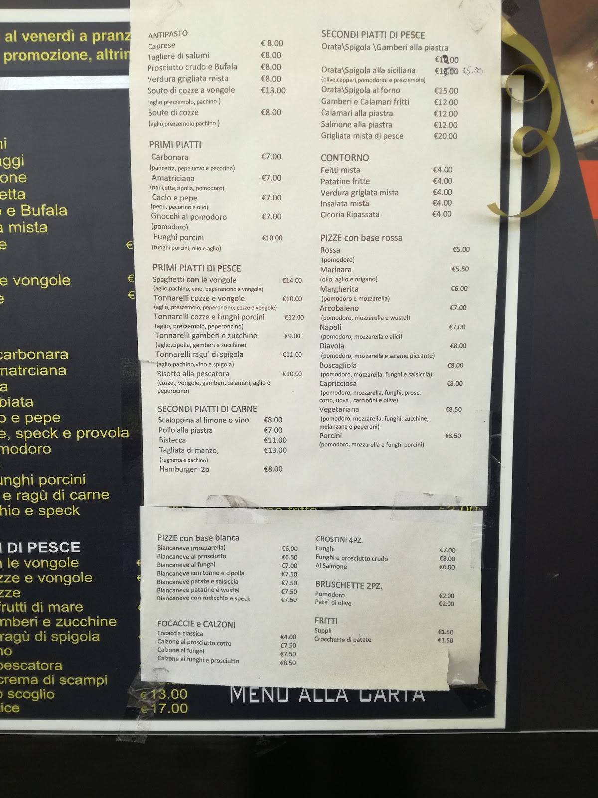 Gran Caffè меню