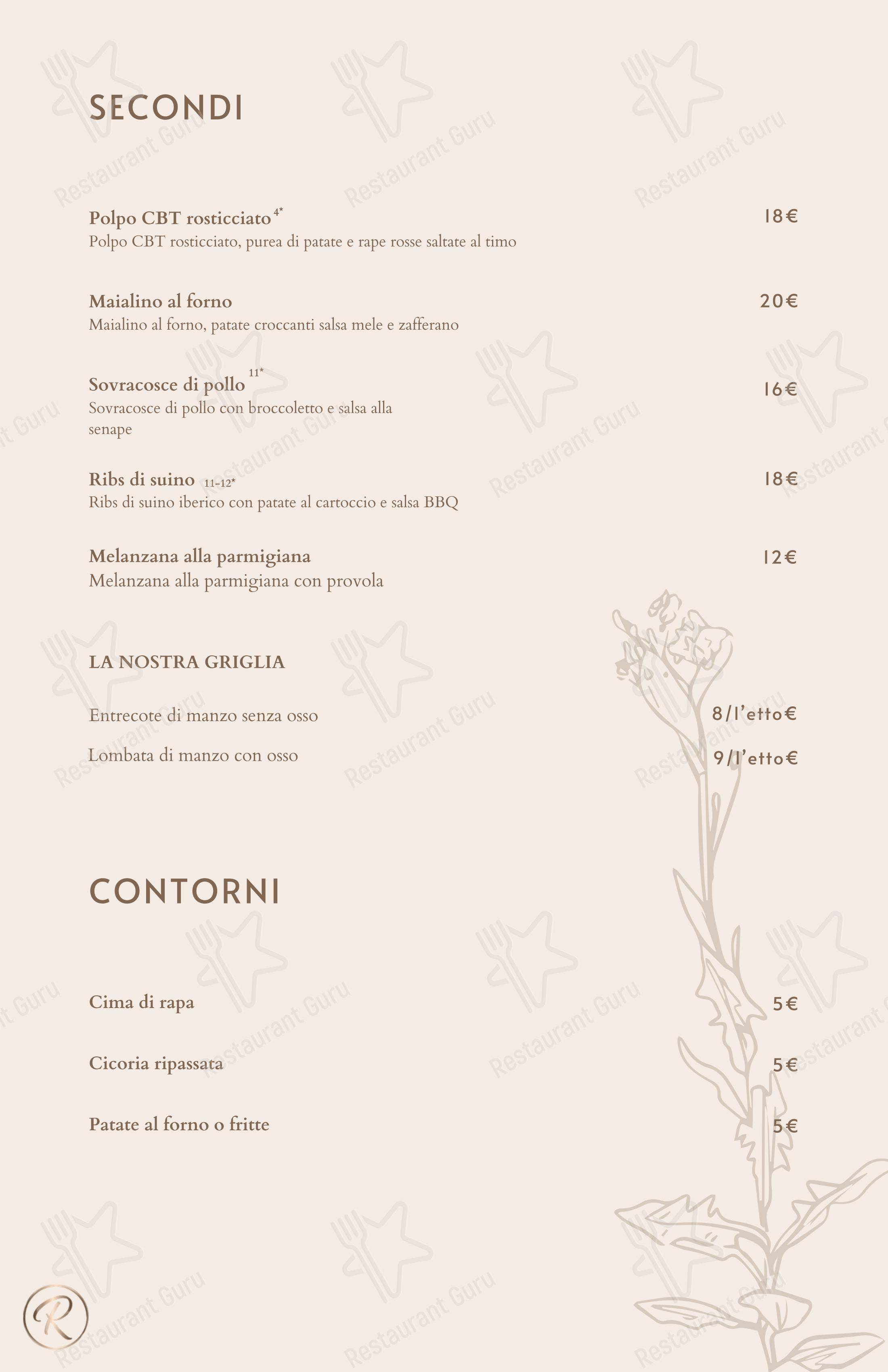 Меню ресторана Green Reserva - Restaurant & Pizzeria - 菜单