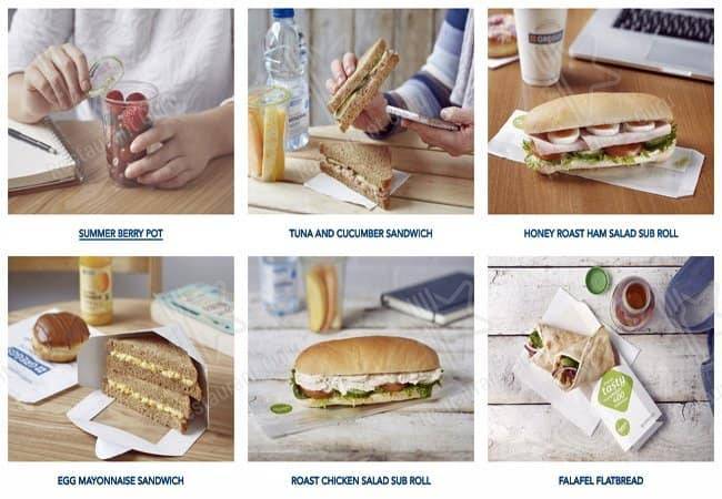 Greggs меню