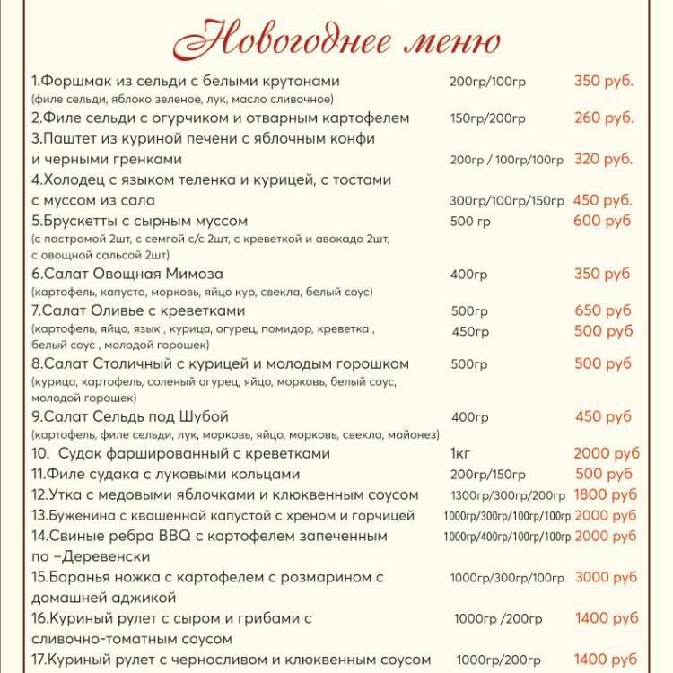Гренки рестобар меню