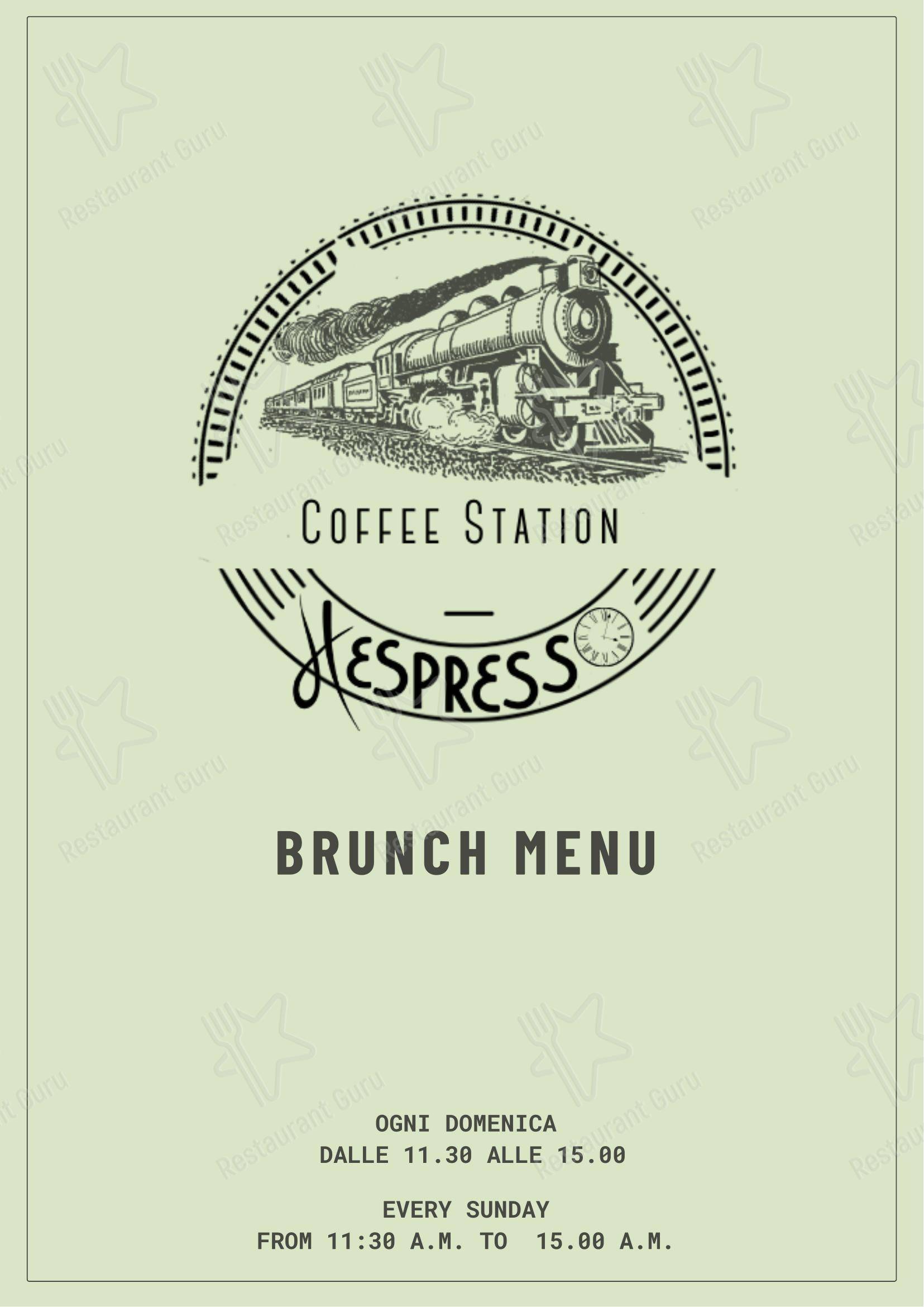 Меню паба и бара HEspresso - The House of Meat - Коктейльная карта