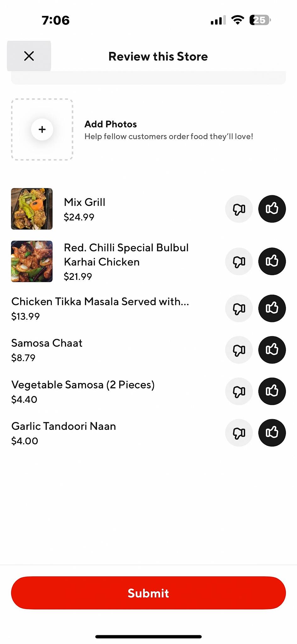 Halal red chilli меню