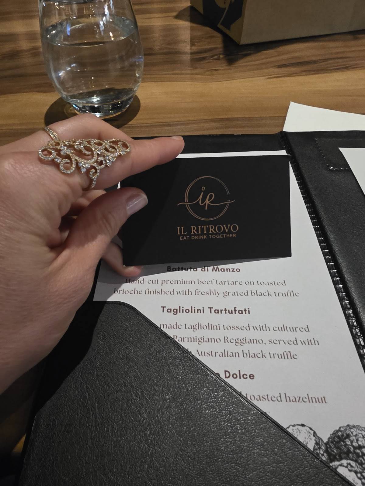 Il Ritrovo меню