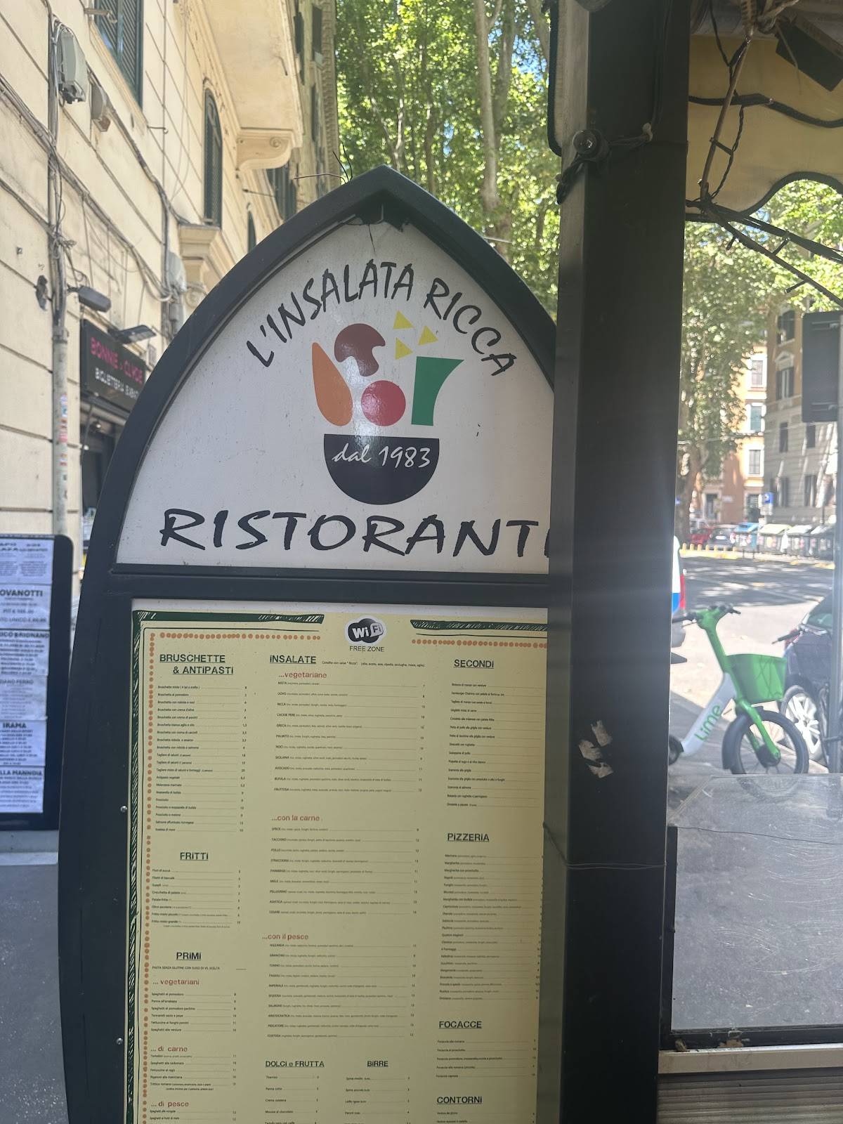 Insalata Ricca меню