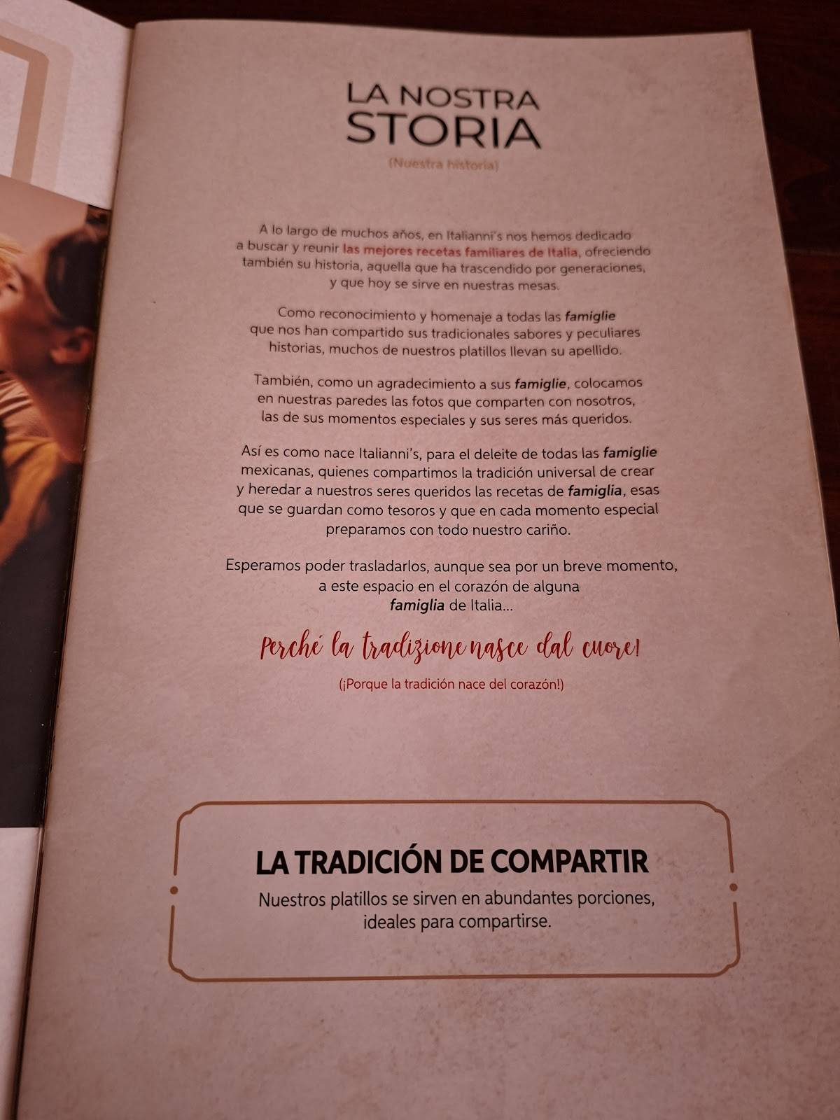 Italianni's Aguascalientes меню