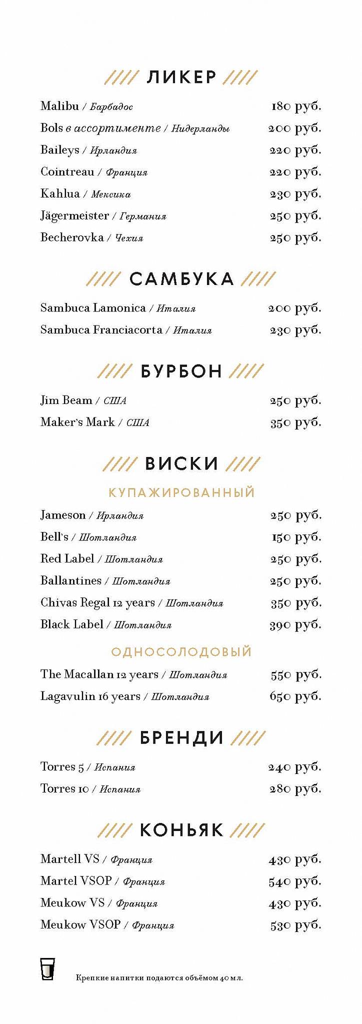 Итальянцы из Итали меню