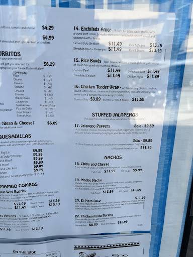Jalapeños Mexican Restaurant меню