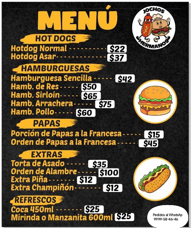 Jochos Hermanos меню