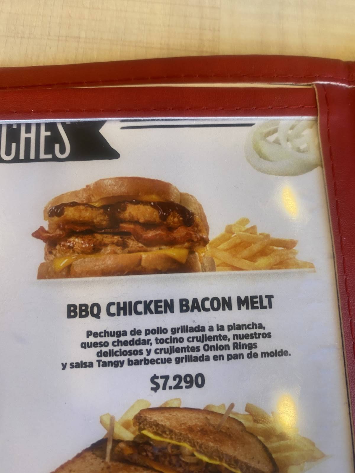 Johnny Rockets меню