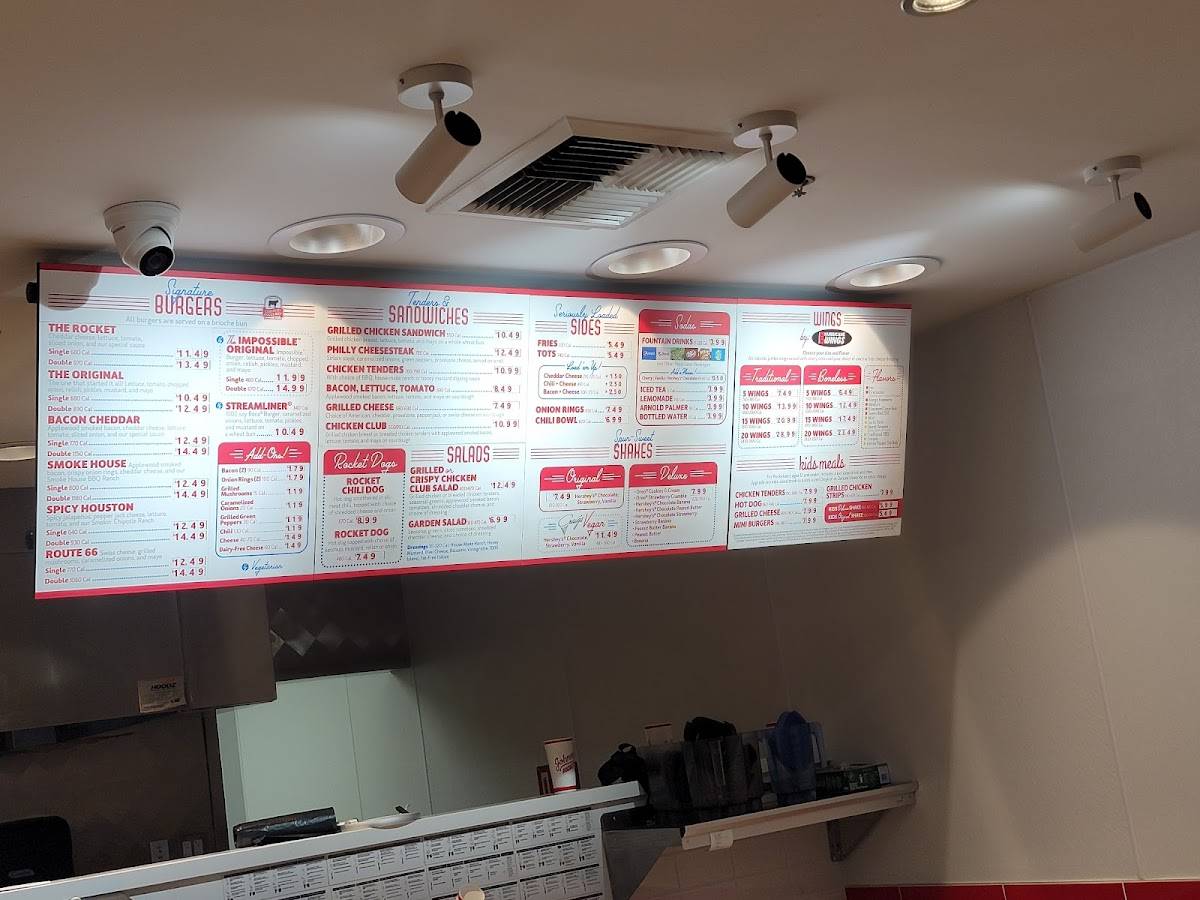 Johnny Rockets меню