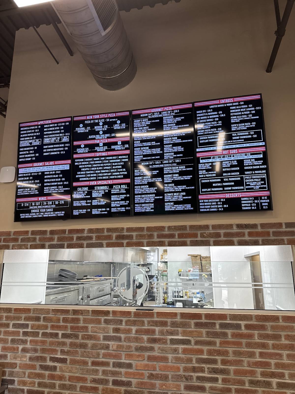 Johnnys Pizza Raleigh меню