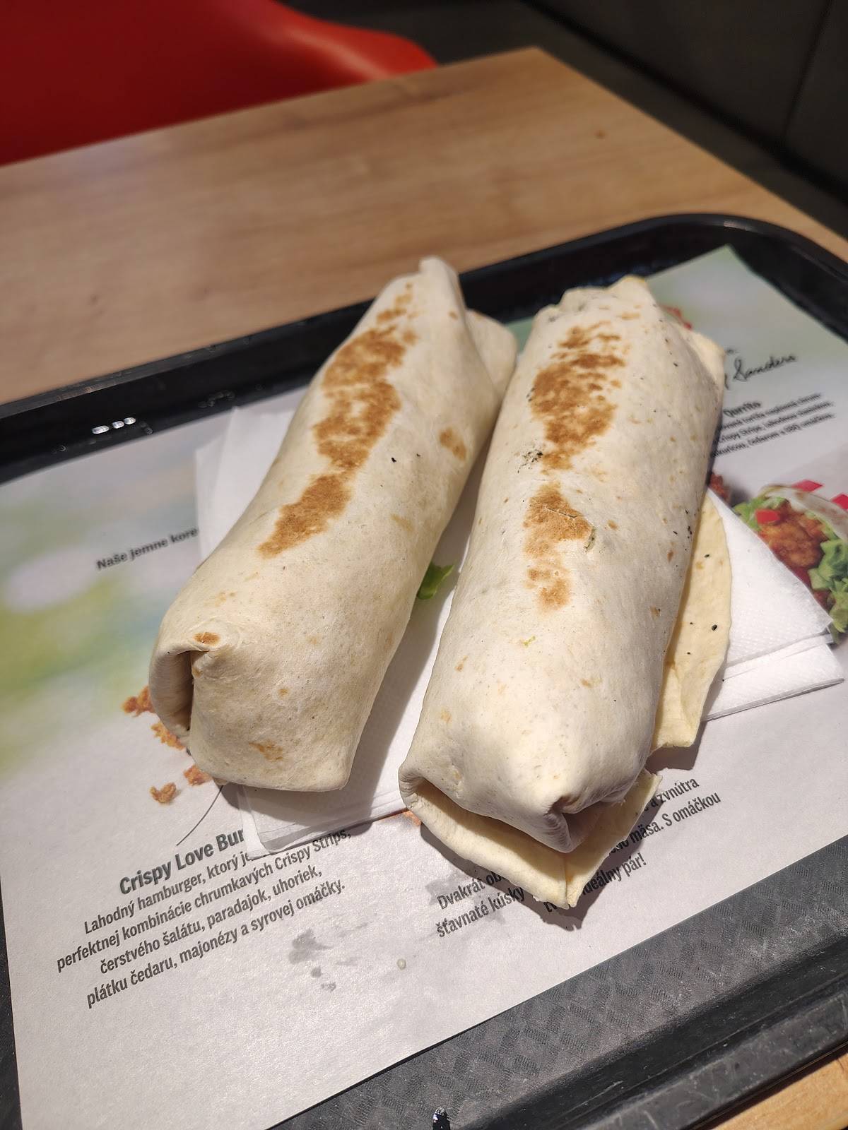 KFC меню
