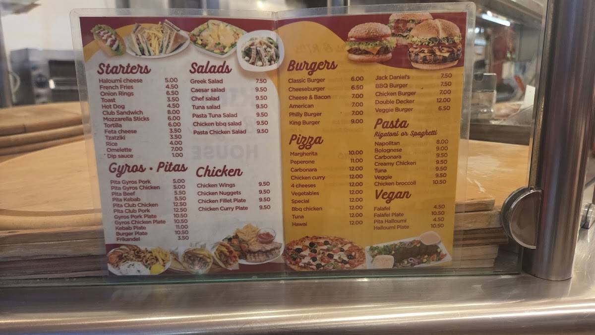 KING, Pizzeria Fast Food меню