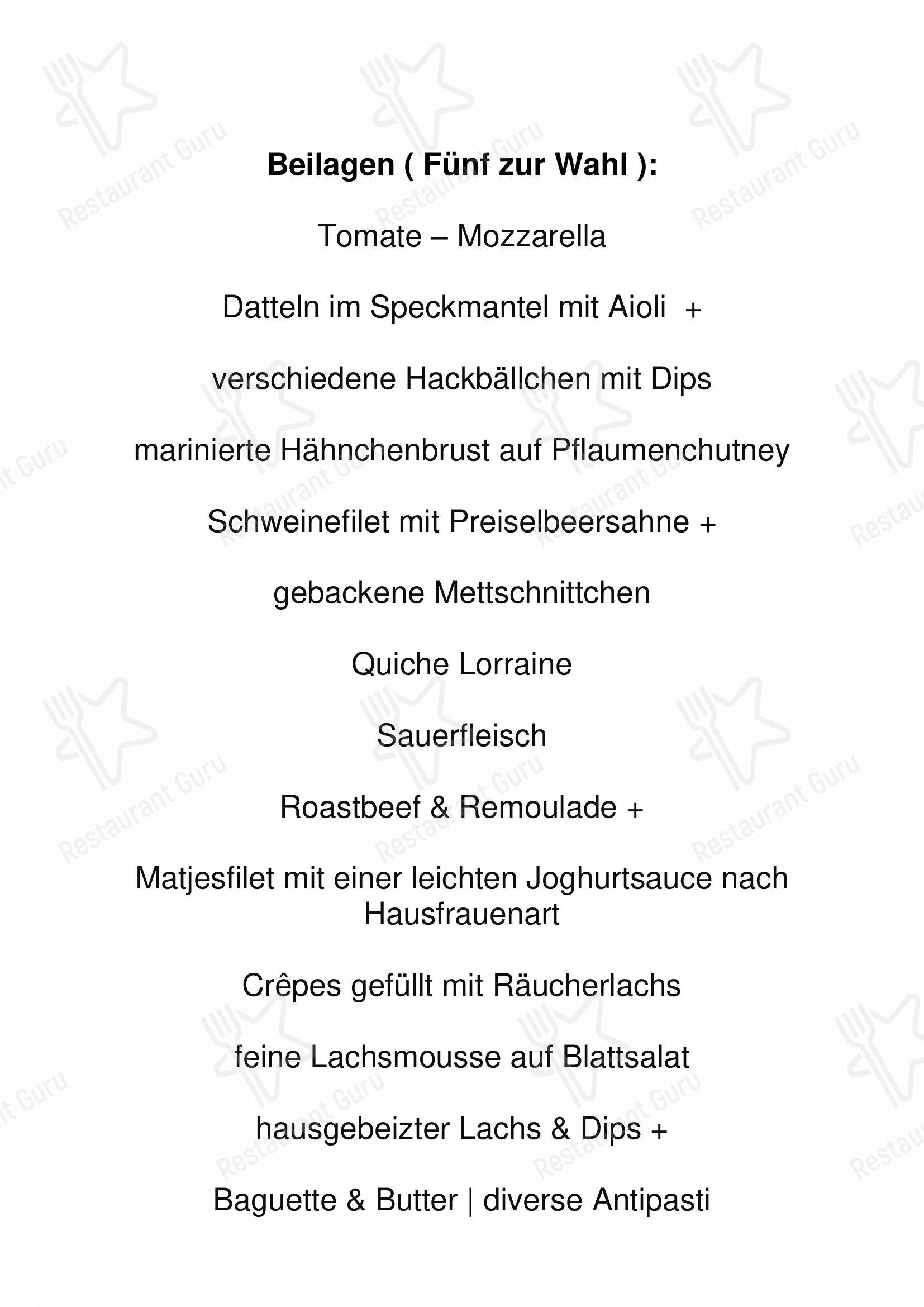 Меню KaNÜ Event-Location mit Fördeblick - Меню