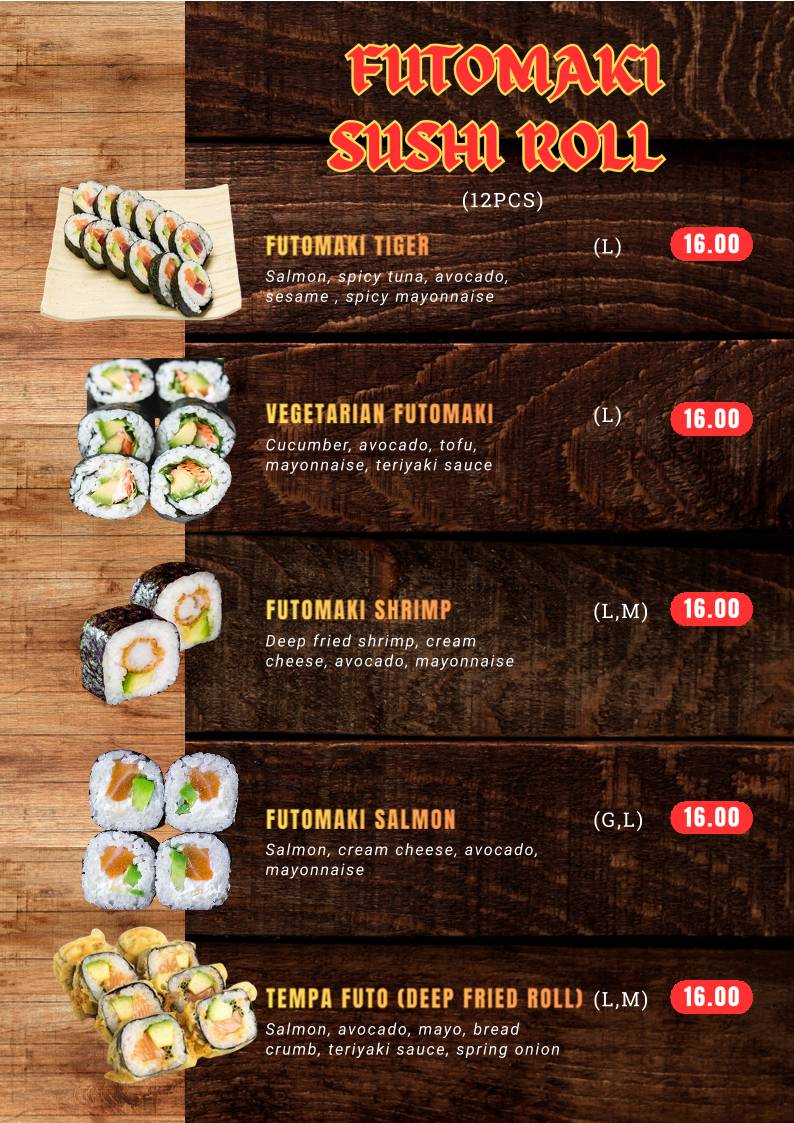 Kado Sushi меню
