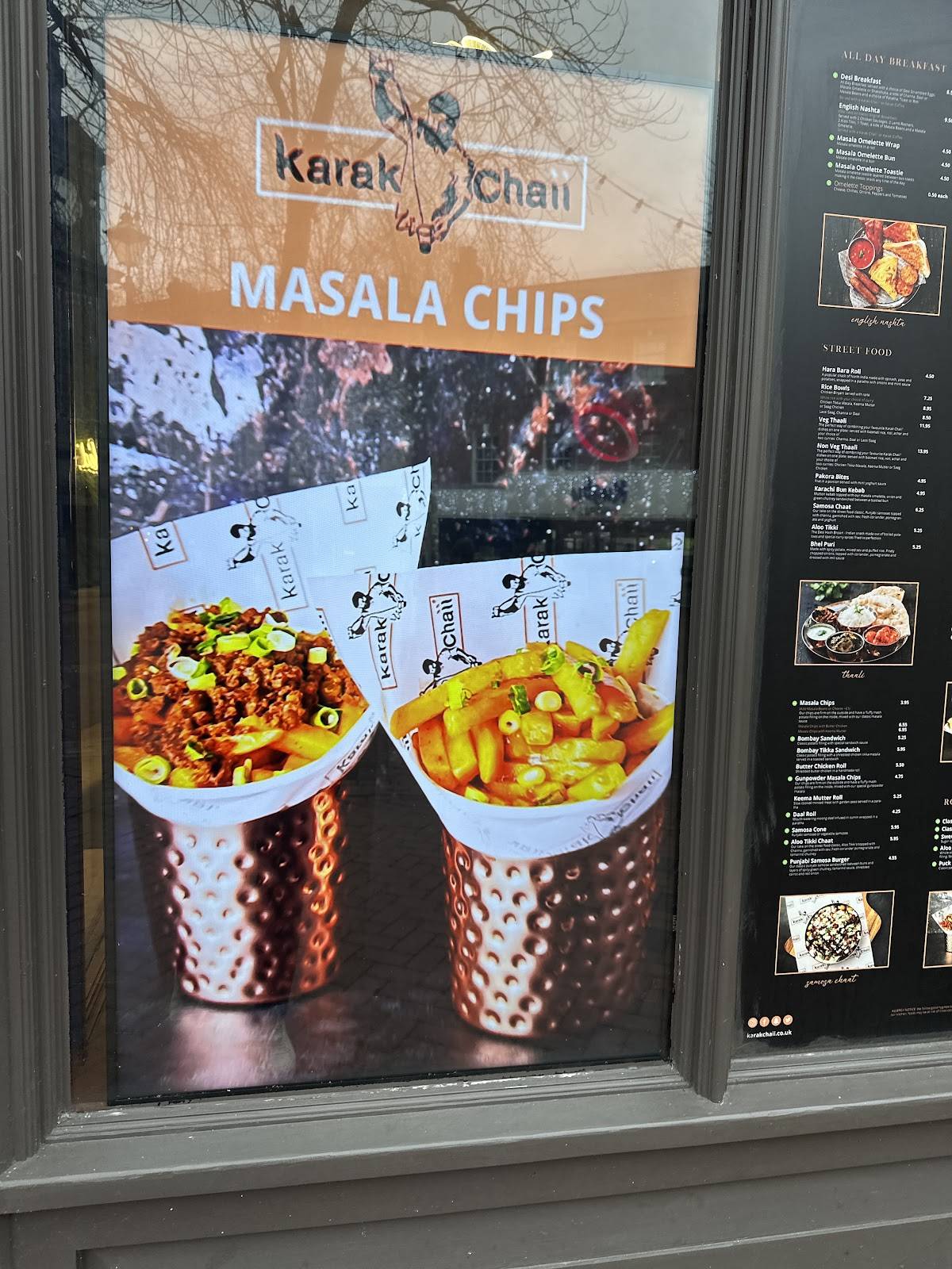 Karak Chaii Rugby меню