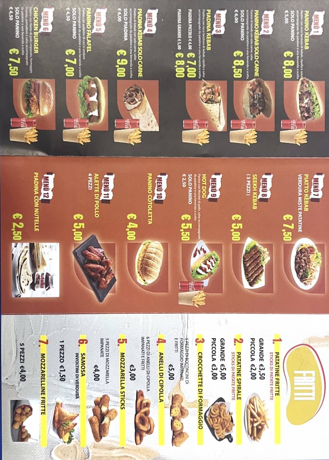 Kebab niko меню