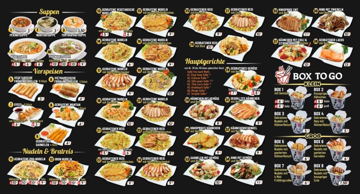Kim Phi Asia Food меню