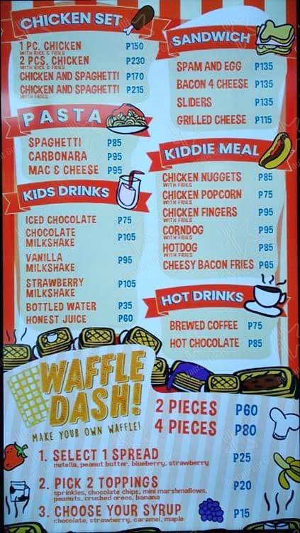 Kinder Cafe меню